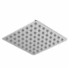Polished Chrome 200mm Thin Square Fixed Shower Head