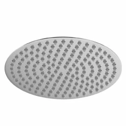 Polished Chrome 300mm Thin Round Fixed Shower Head