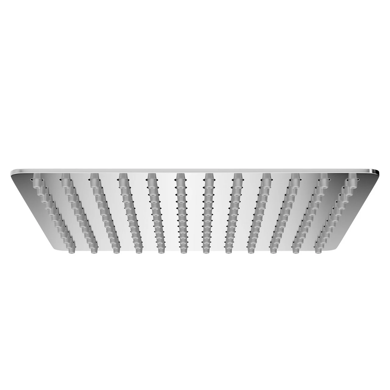 Polished Chrome 300mm Thin Square Fixed Shower Head - Image 2