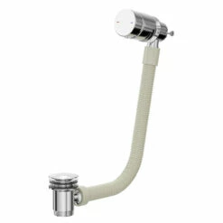 Polished Chrome Bath Mixer Filler And Waste Combination