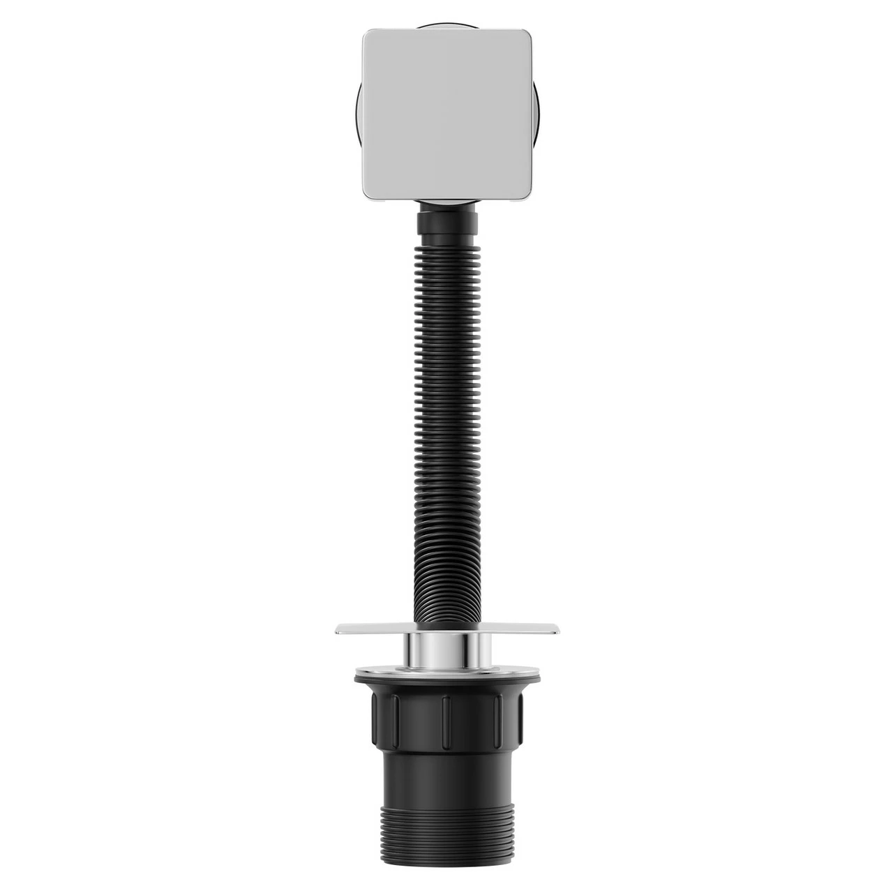 Polished Chrome Square Easy Clean Sprung Click Clack Bath Waste - Image 2