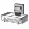 PushLoc Polished Chrome Wall Mounted Soap Basket
