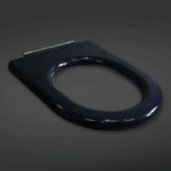 RAK Compact Blue Doc M Seat Without Lid For Rimless Toilet Pan - COMSEATSNBLUE