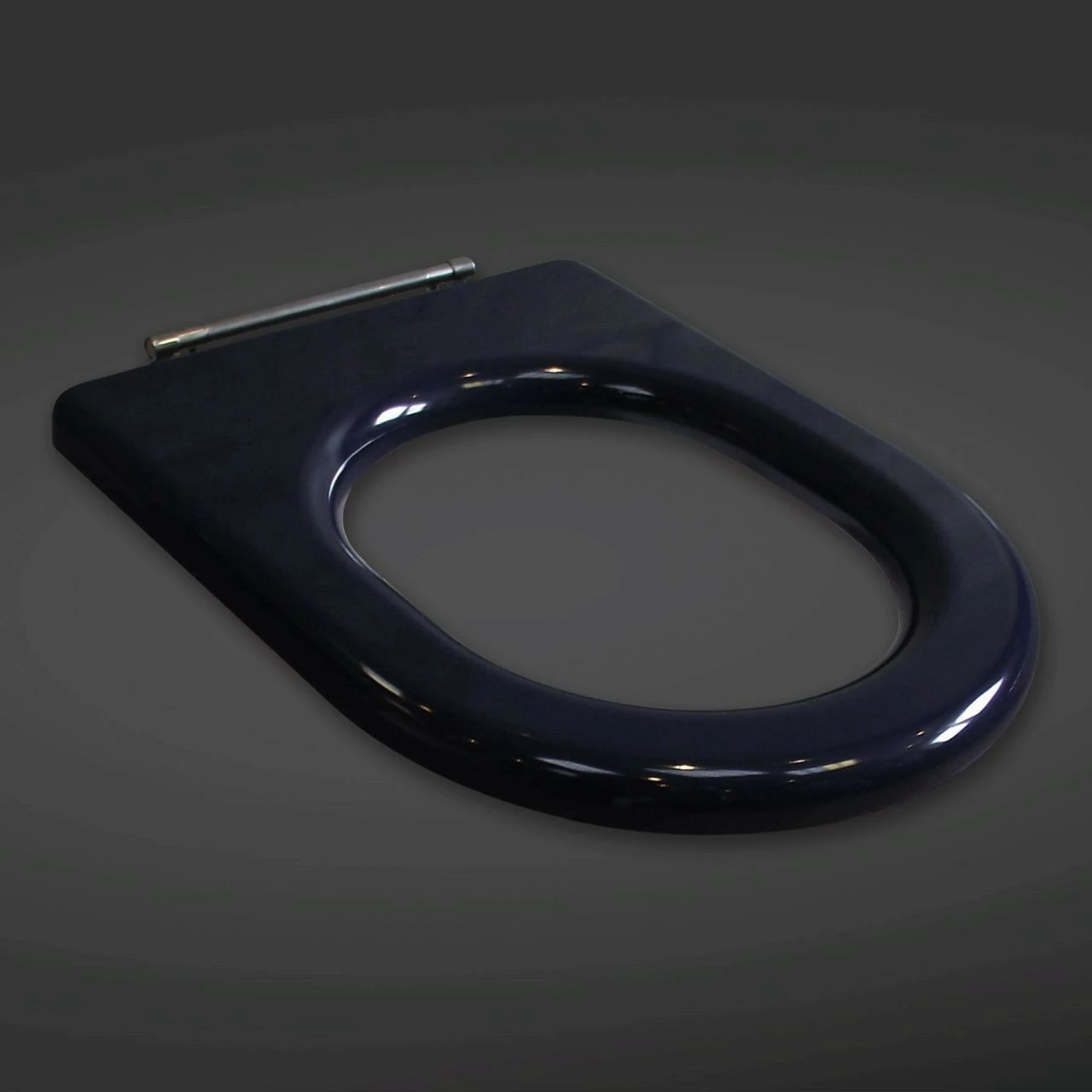 RAK Compact Blue Doc M Seat Without Lid For Rimless Toilet Pan - COMSEATSNBLUE