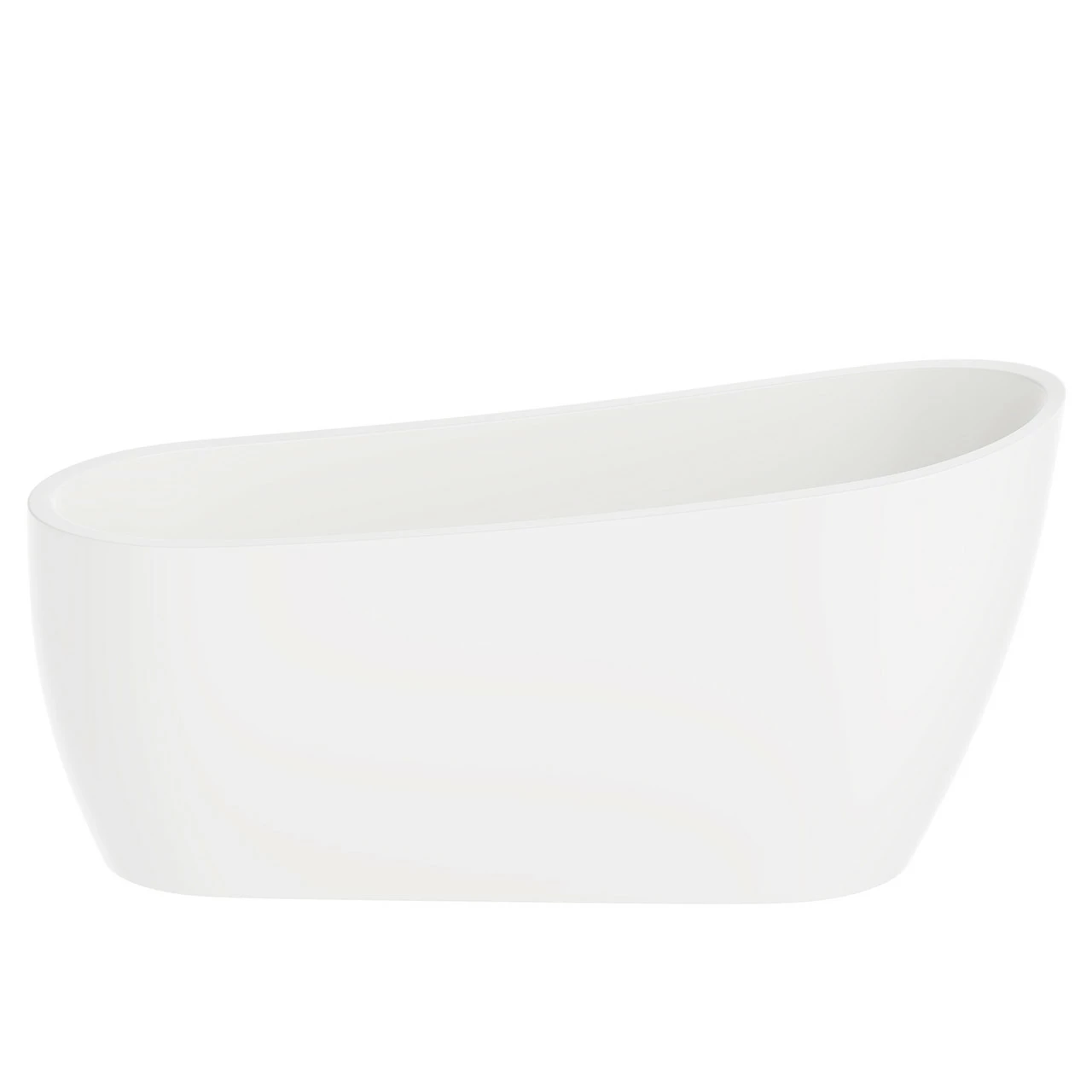 Salerno 1670mm X 720mm Luxury Freestanding Single Ended Slipper Bath - Image 2