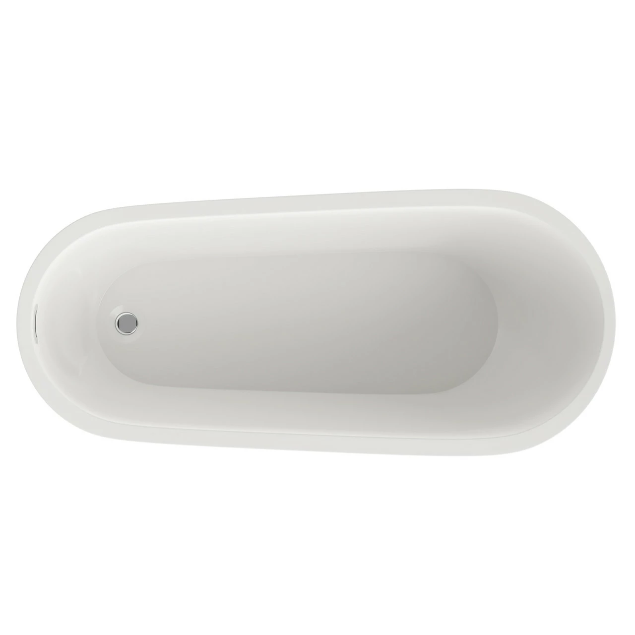 Salerno 1670mm X 720mm Luxury Freestanding Single Ended Slipper Bath - Image 5