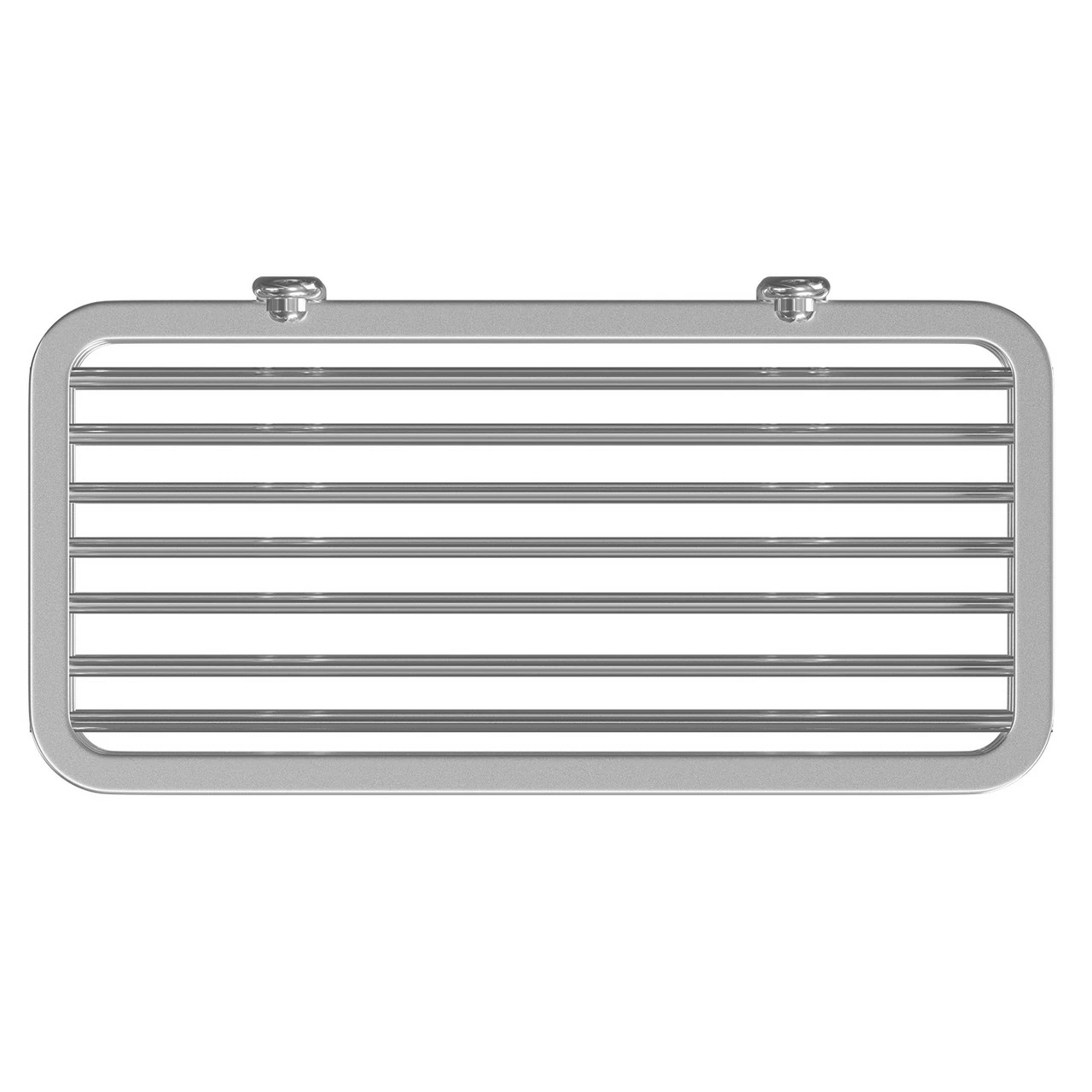 Selena Polished Chrome 3 Tier Wall Mounted Rectangular Shower Basket - Image 5