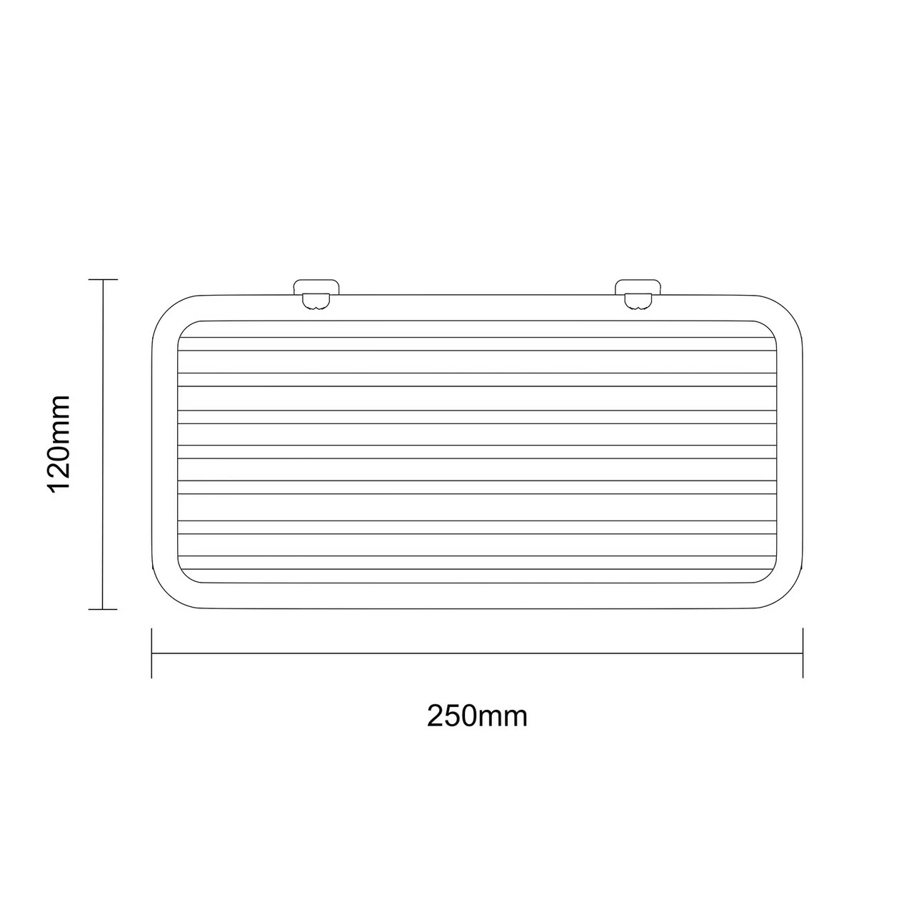 Selena Polished Chrome Small Wall Mounted Rectangular Shower Basket - Image 6