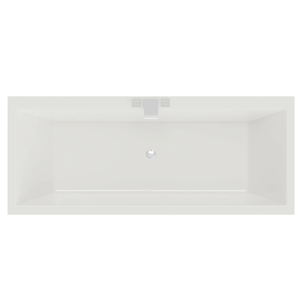 Slim Edge 1700mm X 700mm Straight Double Ended Bath