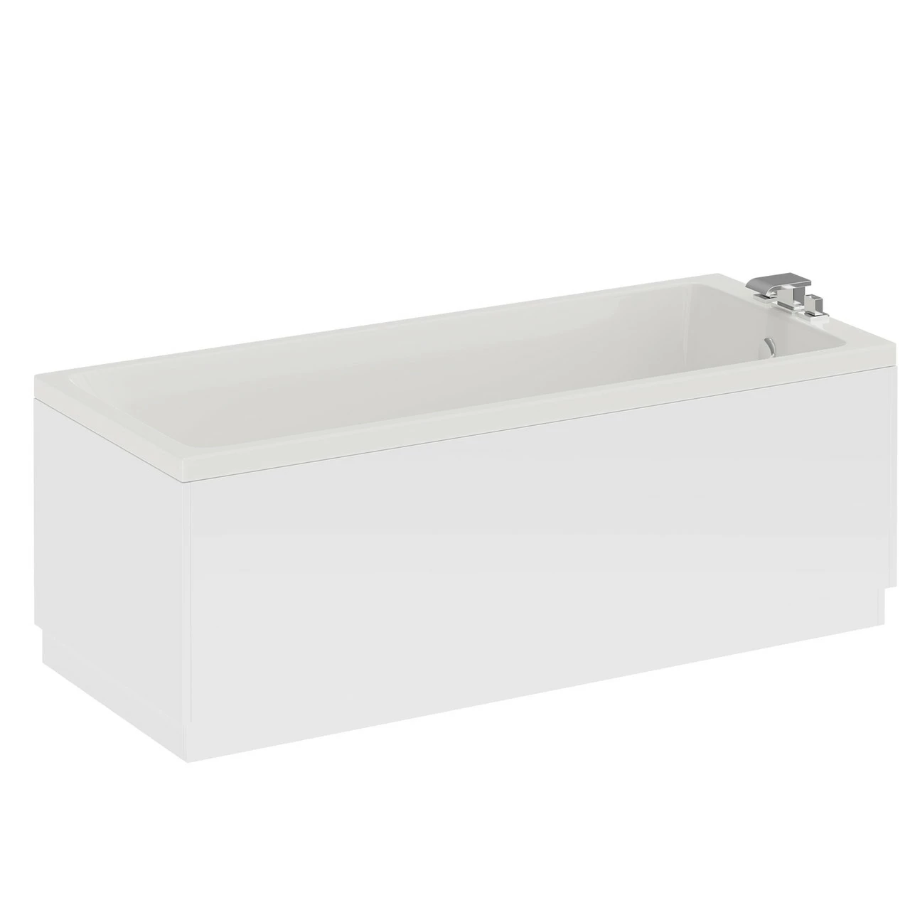Slim Edge 1700mm X 700mm Straight Single Ended Bath - Image 3