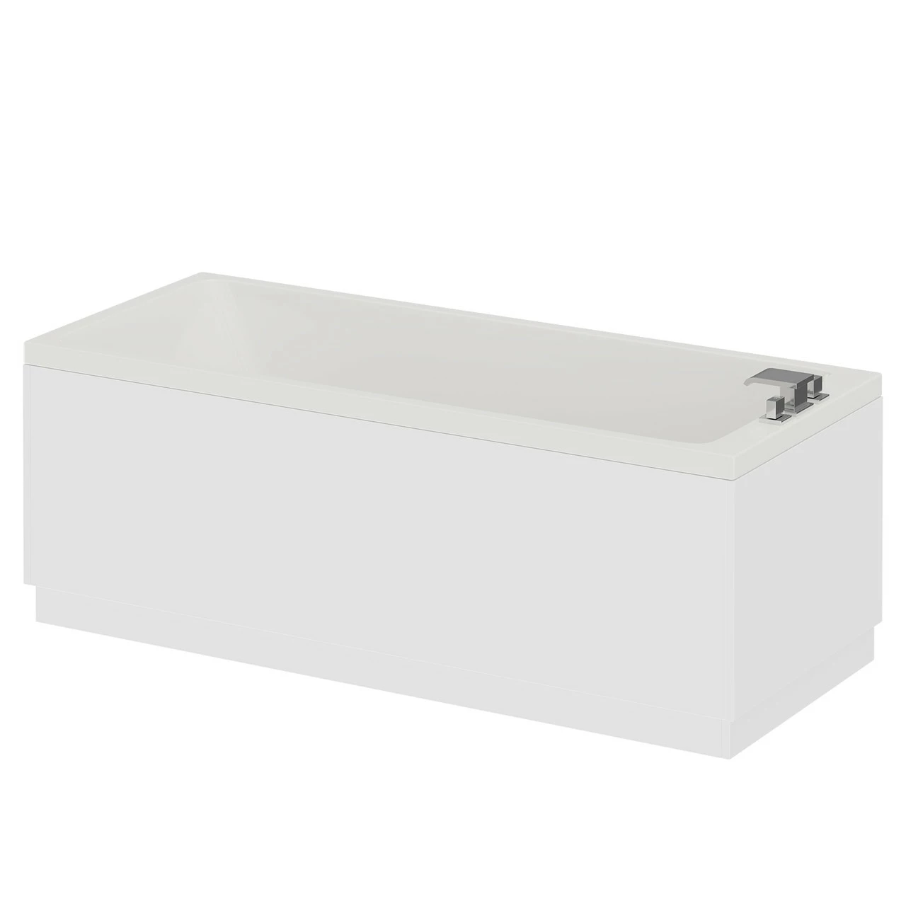 Slim Edge 1700mm X 750mm Straight Single Ended Bath - Image 2