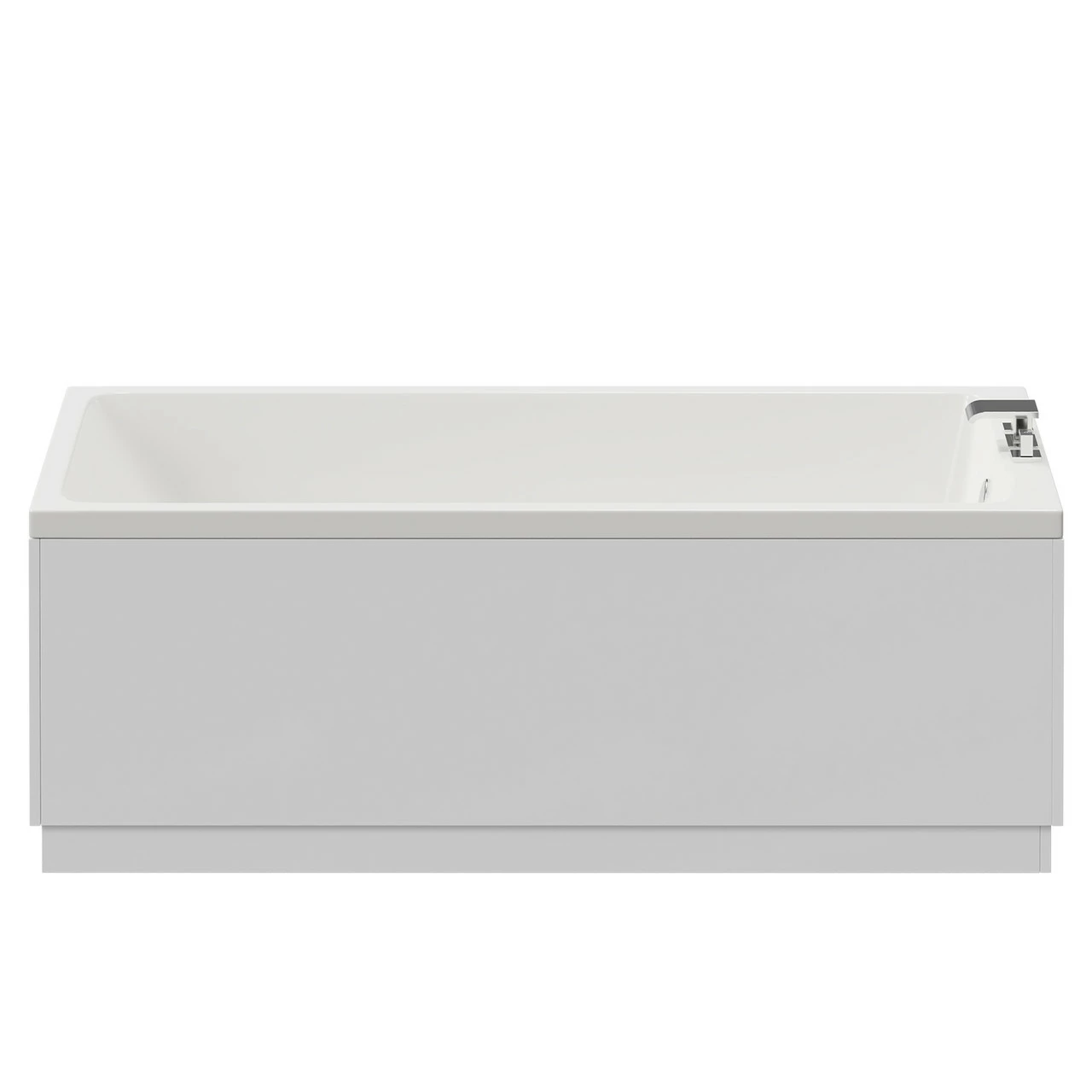 Slim Edge 1700mm X 800mm Straight Single Ended Bath - Image 4