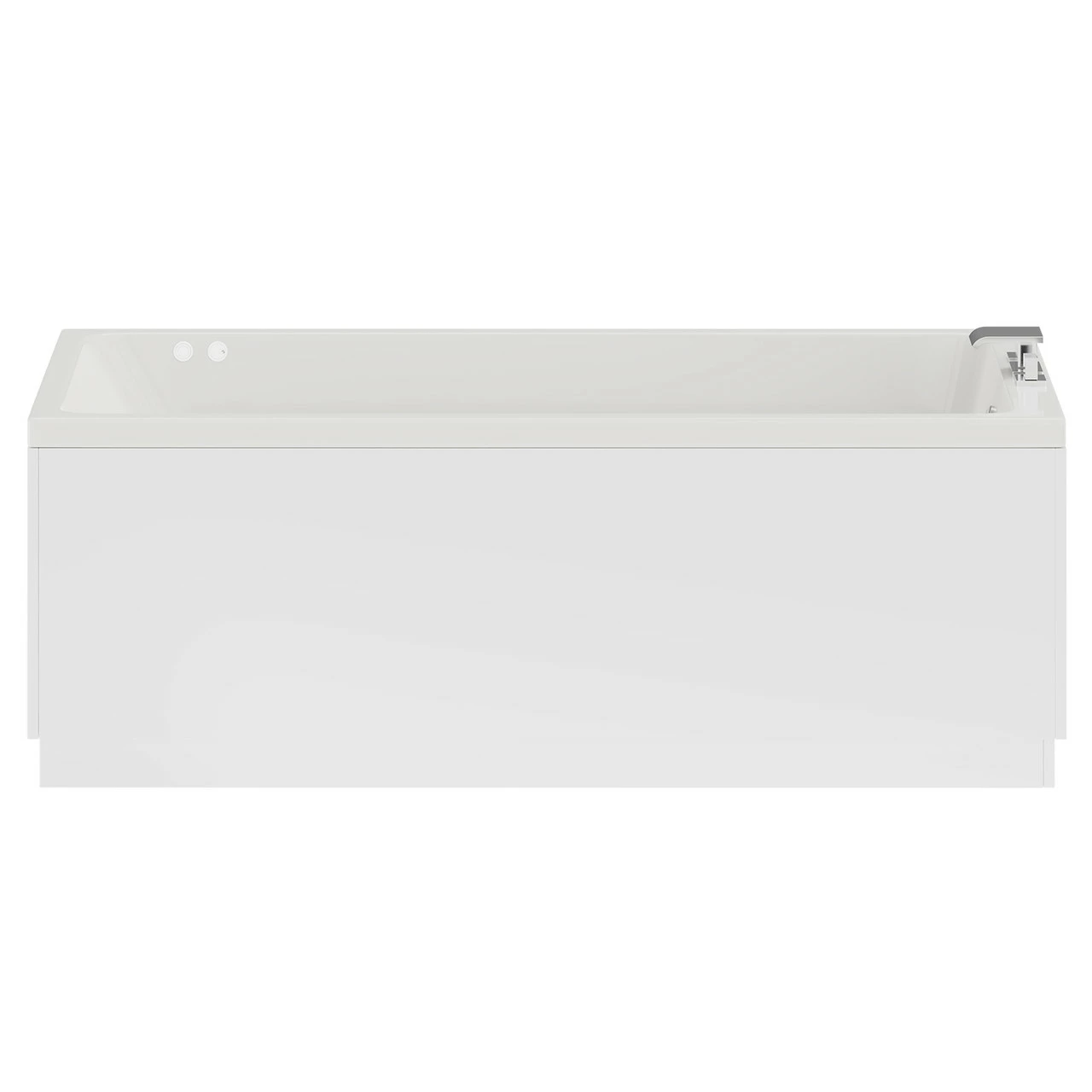 Slim Edge 1800mm X 800mm 6 Jet Chrome Flat Jet Single Ended Whirlpool Bath - Image 4
