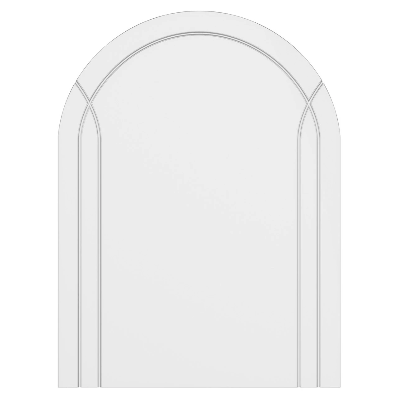 Soho 450mm X 600mm Diamond Cut Arched Mirror - Image 2
