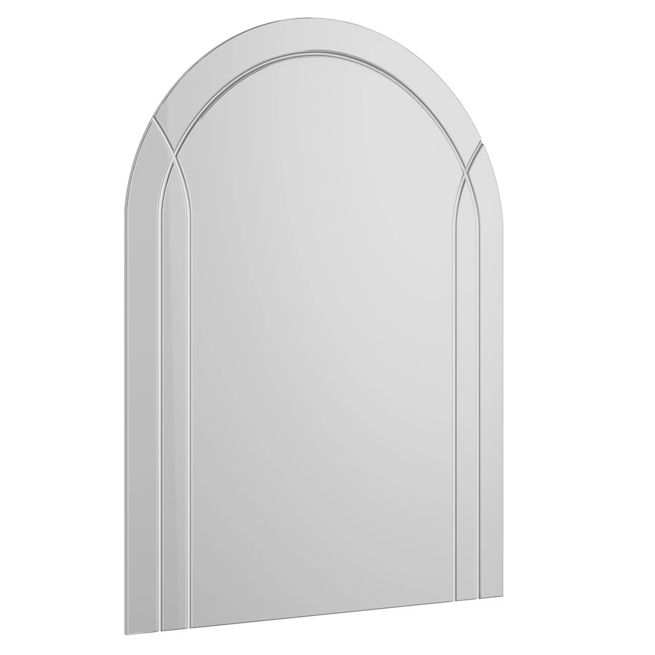 Soho 450mm X 600mm Diamond Cut Arched Mirror - Image 3