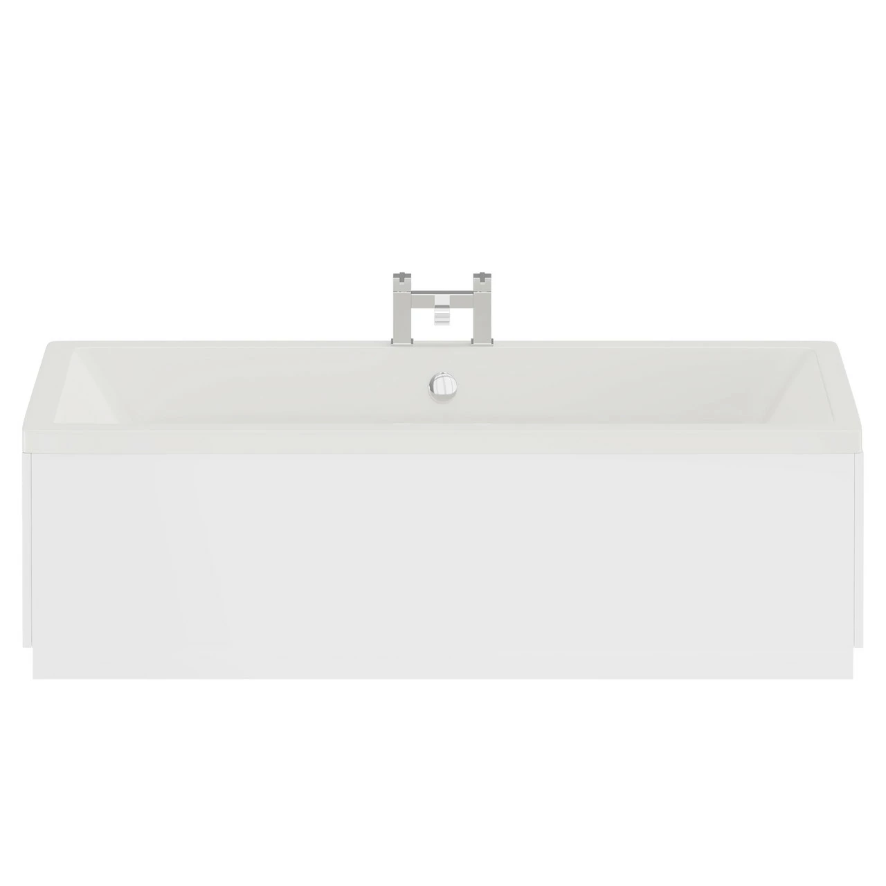 Square 1700mm X 700mm 12 Jet Easifit Double Ended Spa Bath - Image 4