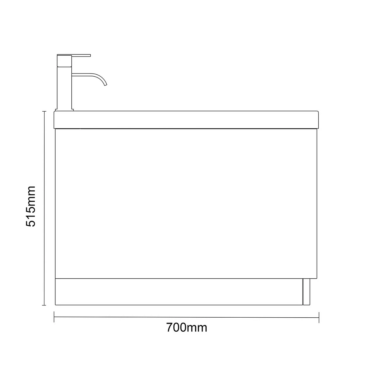 Square 1700mm X 700mm 12 Jet Easifit Double Ended Spa Bath - Image 6
