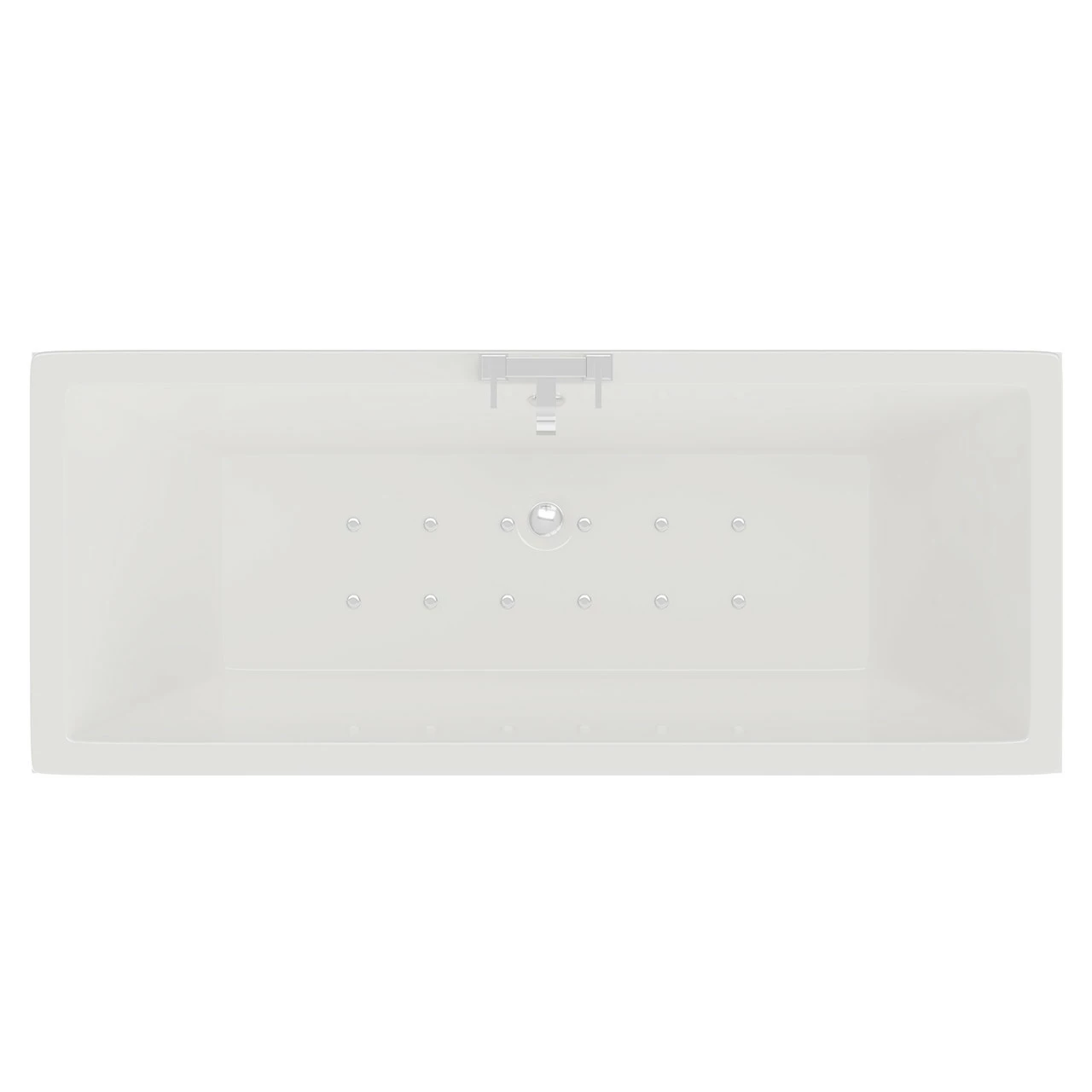 Square 1700mm X 700mm 12 Jet Easifit Double Ended Spa Bath