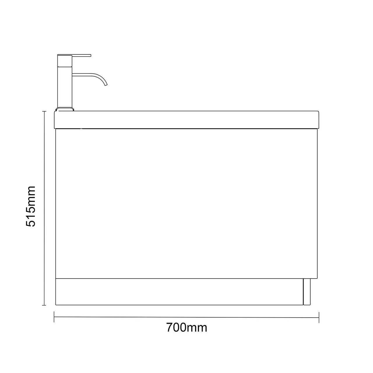 Square 1700mm X 700mm 6 Jet Chrome V-Tec Double Ended Whirlpool Bath - Image 6