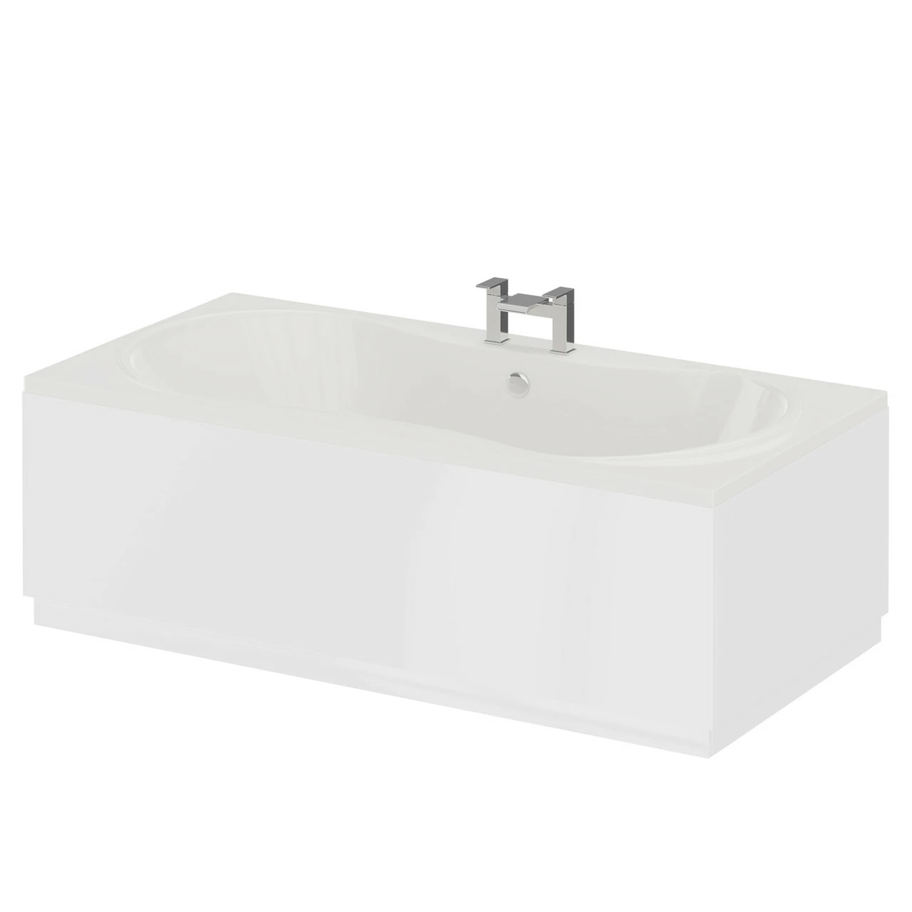 Strata Duo XL 1800mm X 900mm Straight Double Ended Bath - Image 2