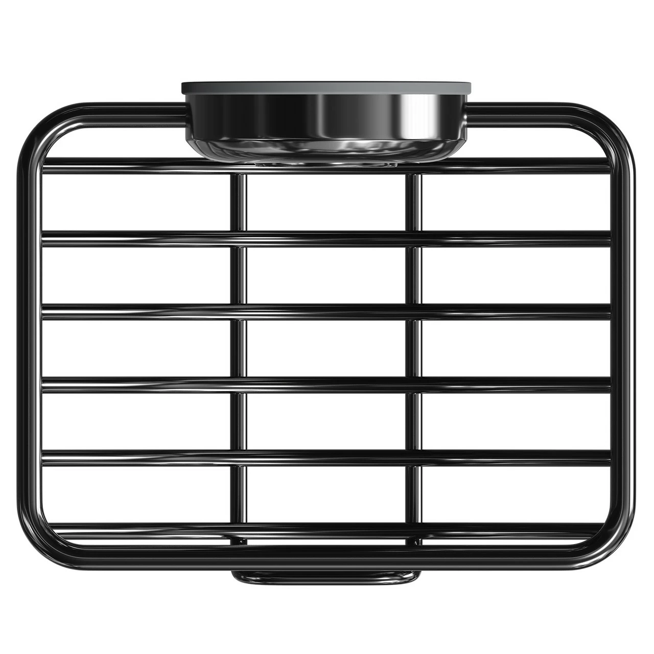 SuctionLoc Black Wall Mounted Soap Basket - Image 5