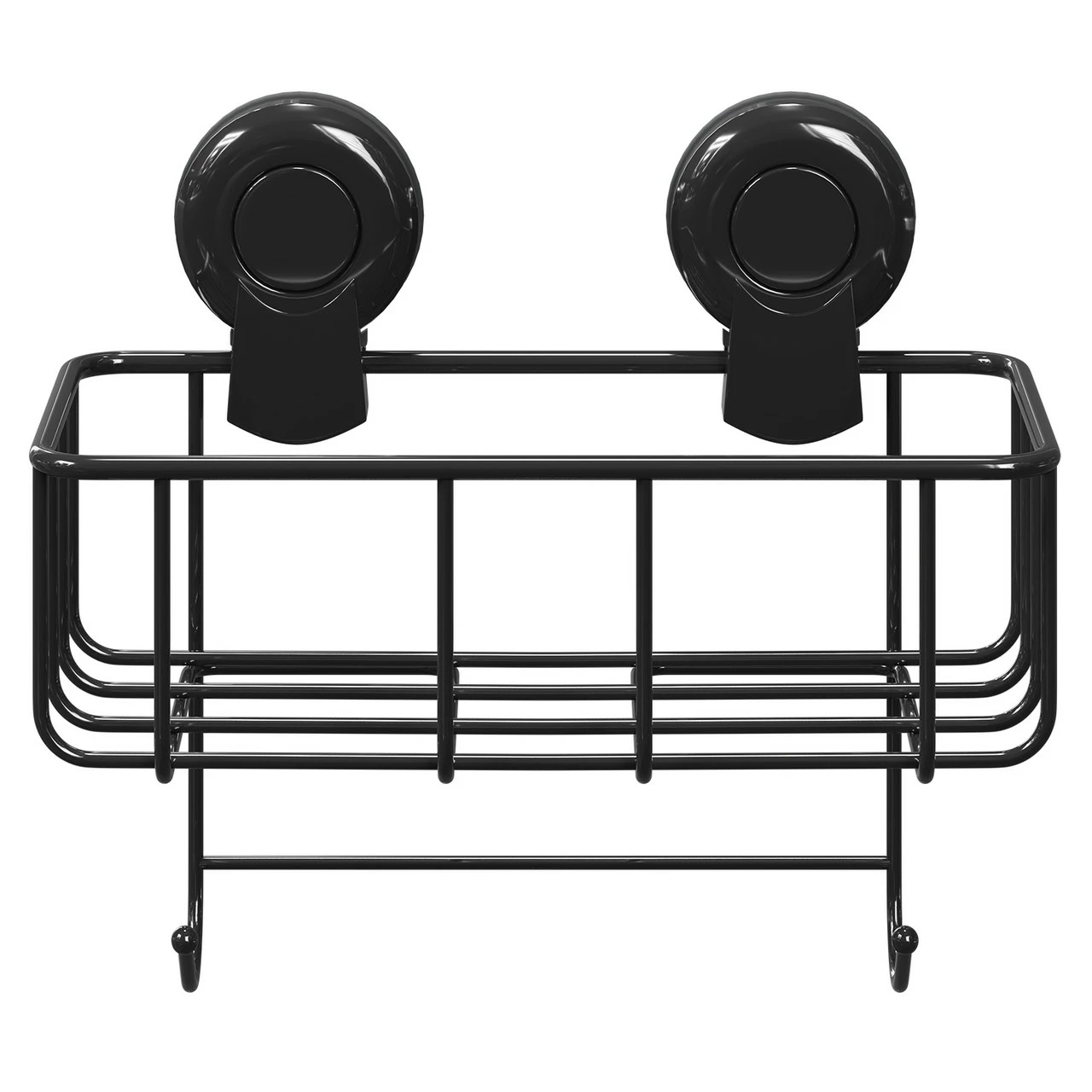 SuctionLoc Black Wall Mounted Sponge Basket - Image 2