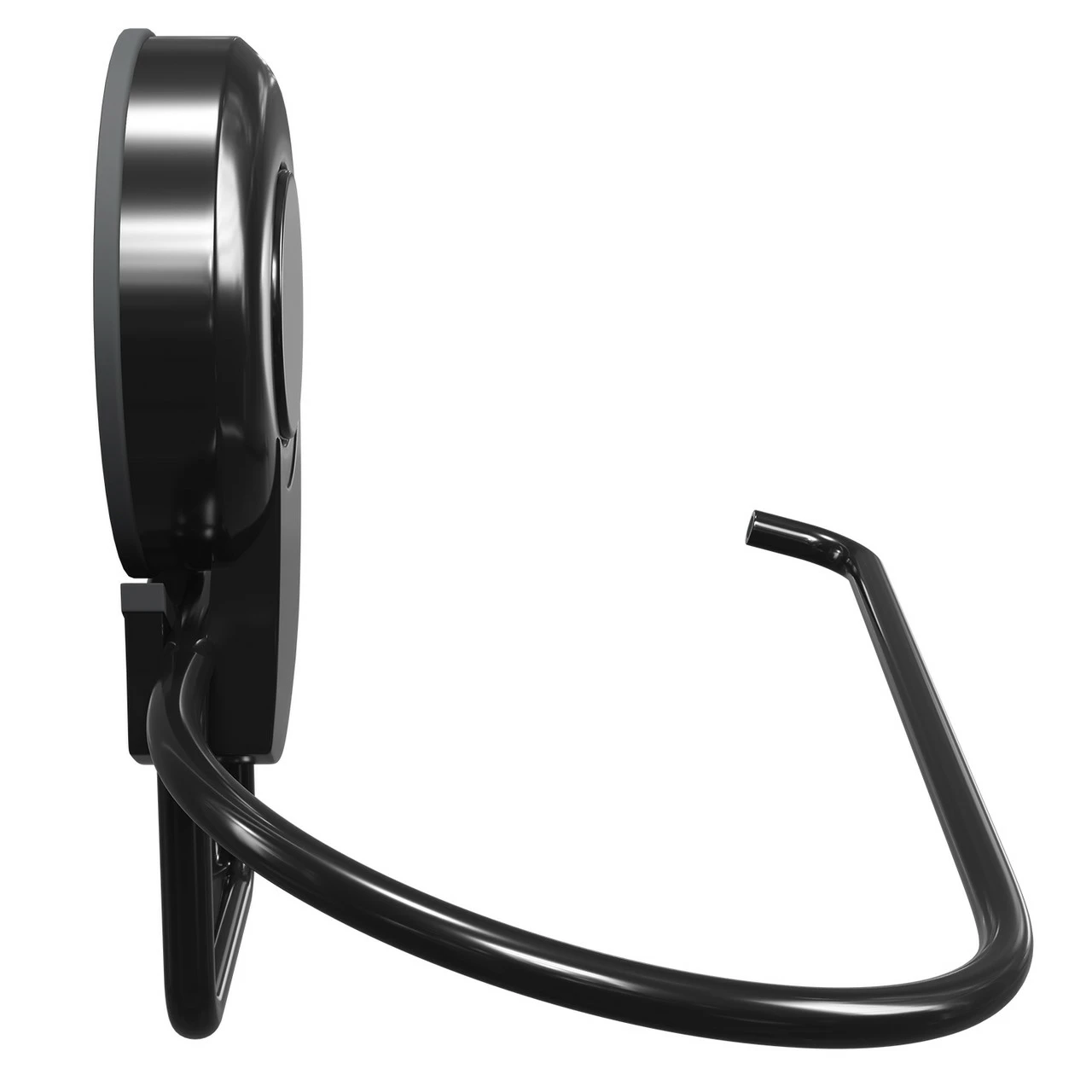 SuctionLoc Black Wall Mounted Toilet Roll Holder - Image 4