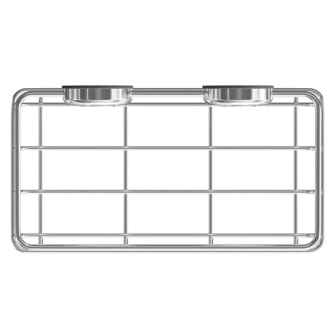 SuctionLoc Chrome Wall Mounted Bottle Basket - Image 5