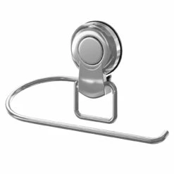 Windsor. SuctionLoc Chrome Wall Mounted Toilet Roll Holder