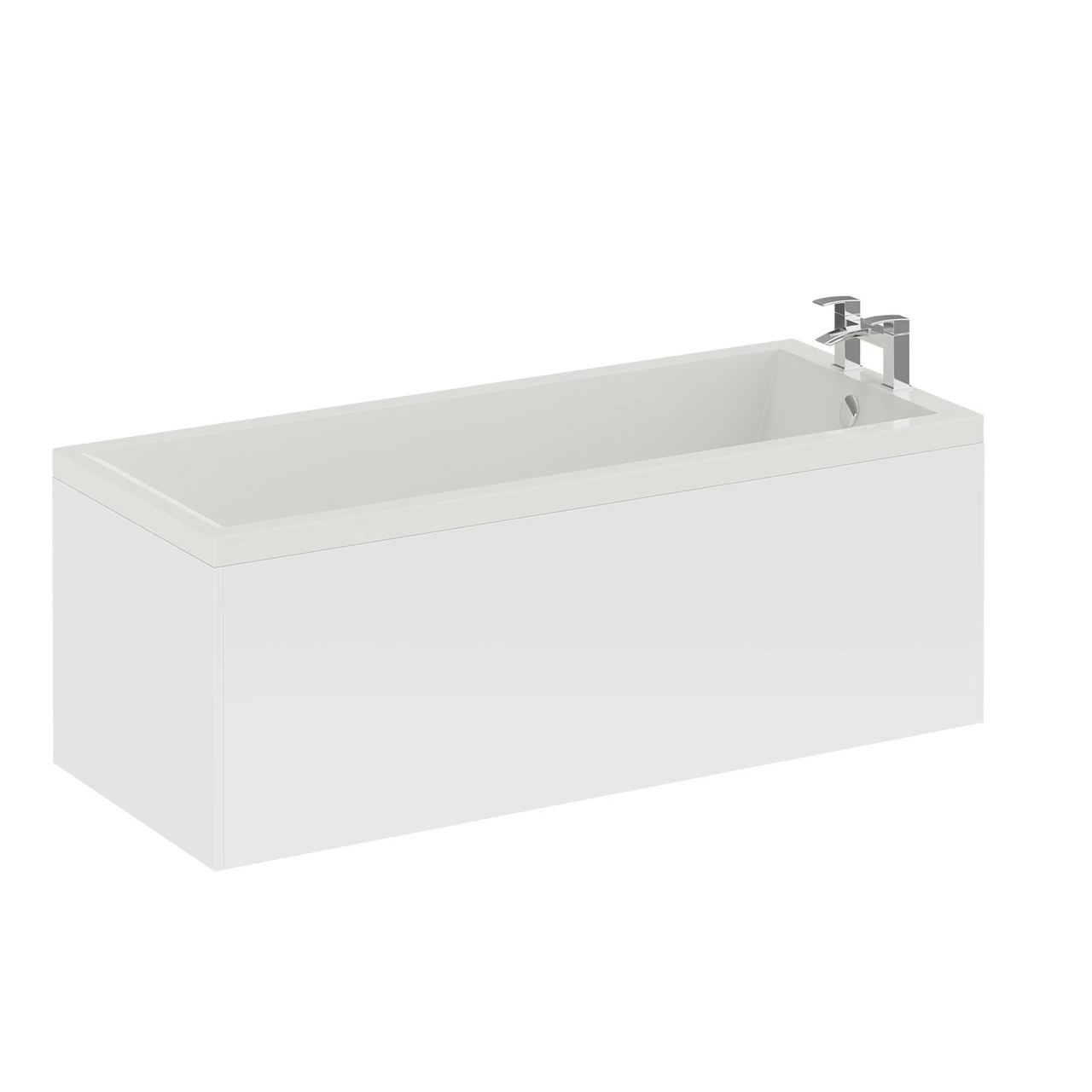 Summit 1700mm X 750mm Straight Single Ended Bath - Image 3