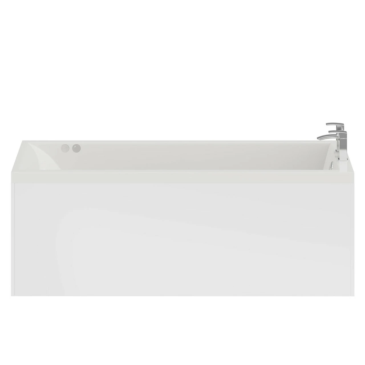 Summit 1800mm X 800mm 12 Jet Chrome Flat Jet Single Ended Whirlpool Bath - Image 4