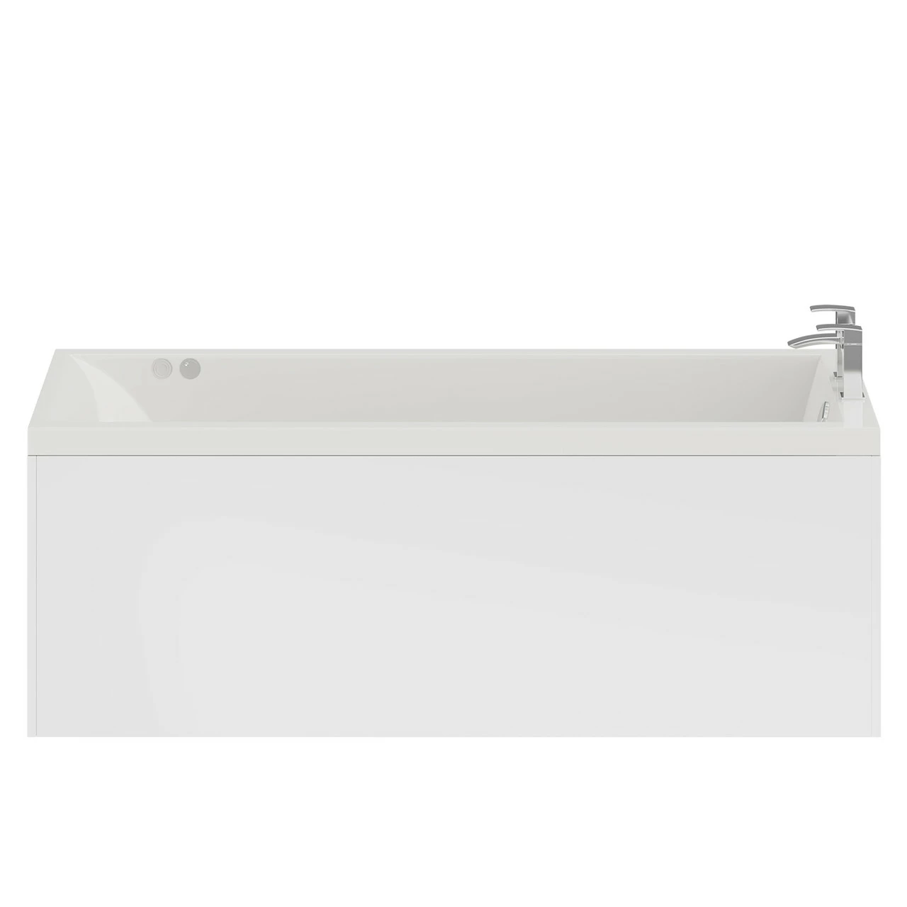 Summit 1800mm X 800mm 6 Jet Chrome Flat Jet Single Ended Whirlpool Bath - Image 4