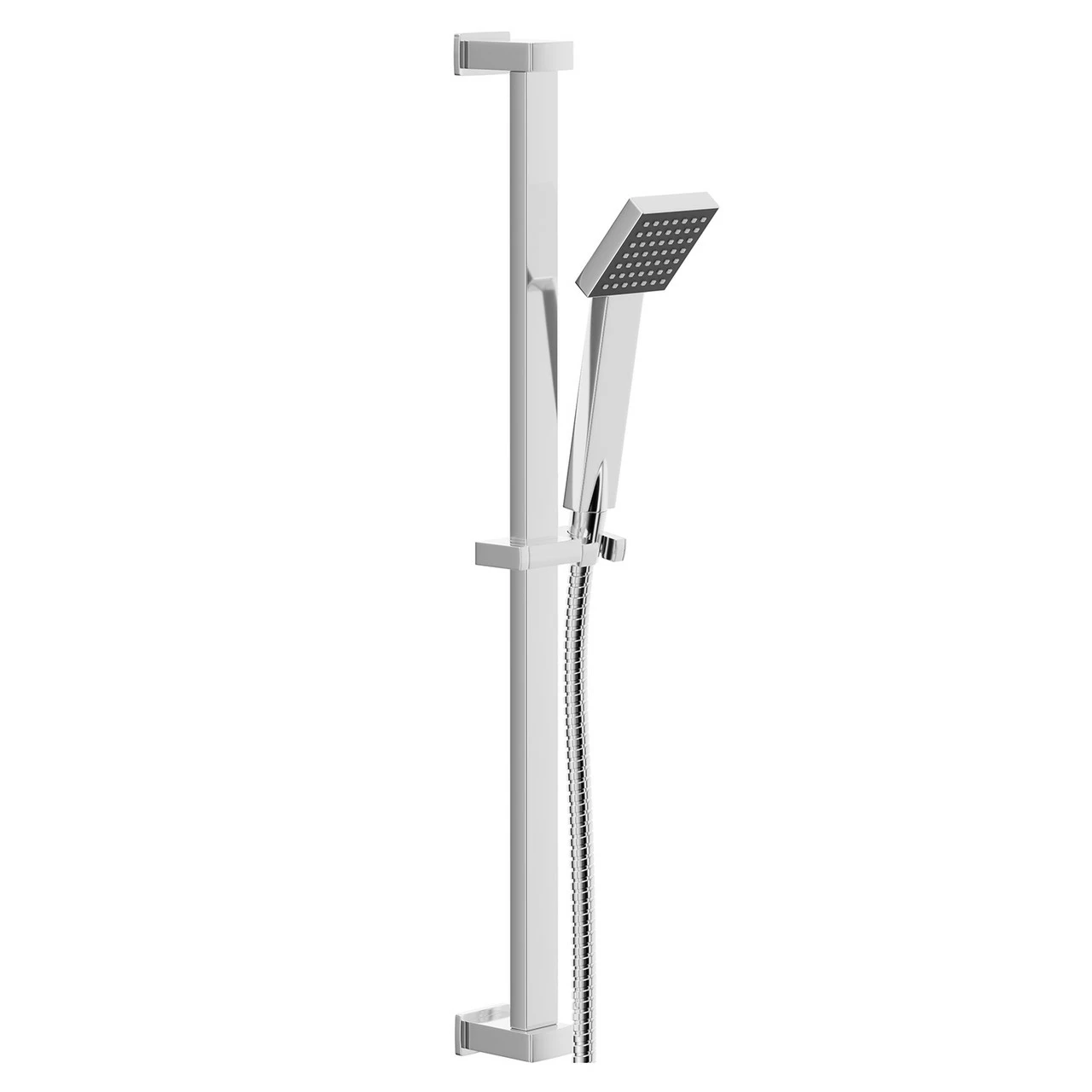 Thames Polished Chrome Shower Slide Rail Kit - Image 3