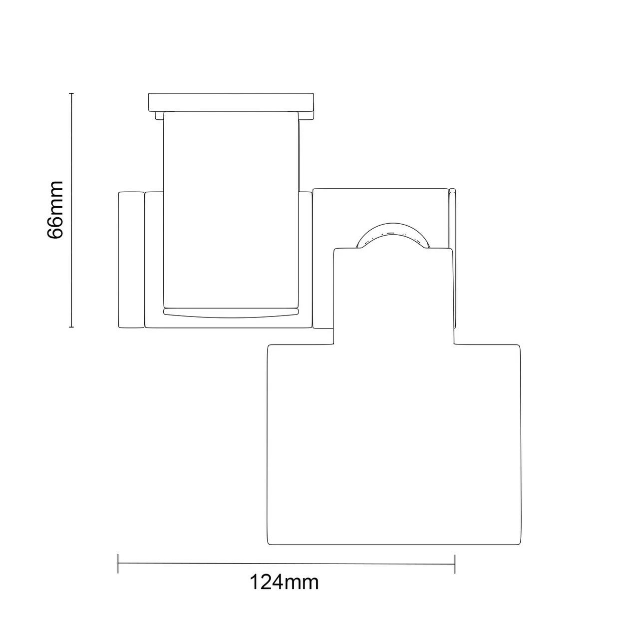 Thames Polished Chrome Shower Slide Rail Kit - Image 5