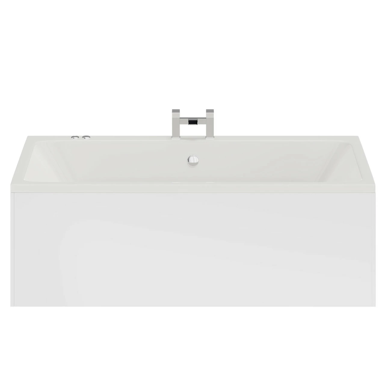 Verna 1800mm X 1100mm 6 Jet Chrome V-Tec Double Ended Whirlpool Bath - Image 4