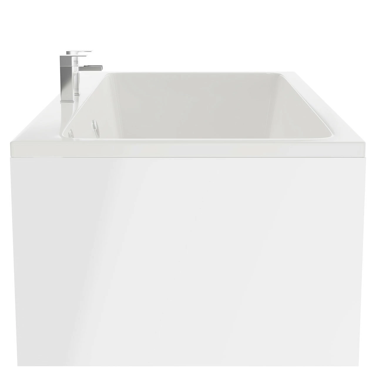 Verna 1800mm X 900mm 6 Jet Chrome Flat Jet Double Ended Whirlpool Bath - Image 5