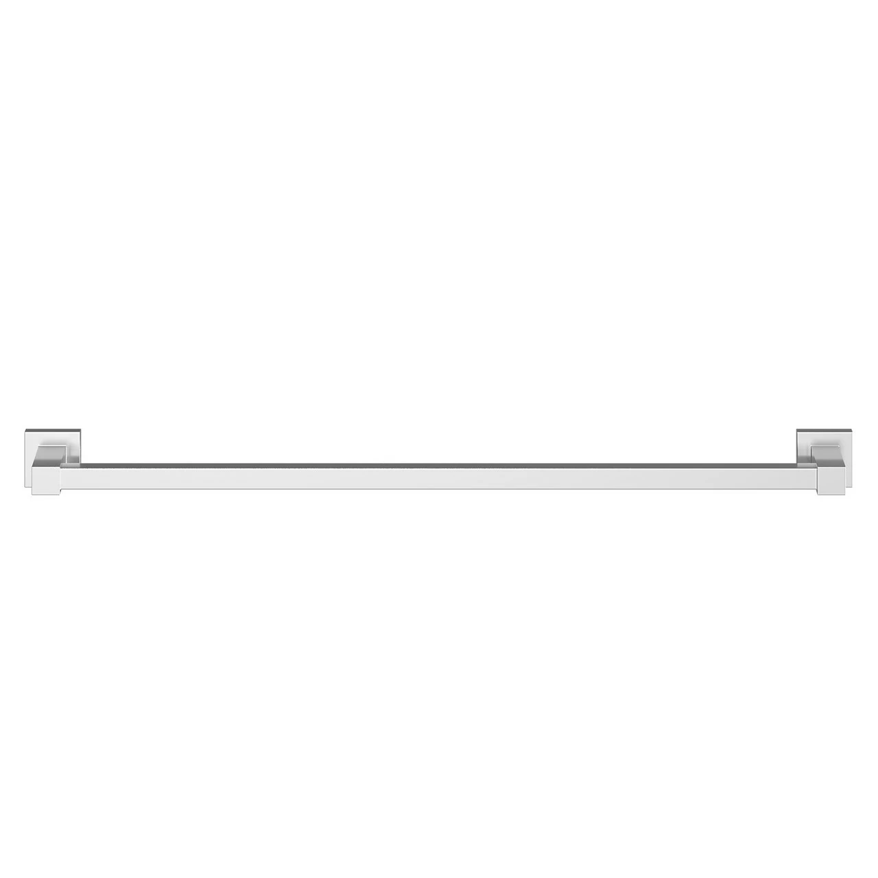 Virgo Polished Chrome Wall Mounted Towel Rail - Image 2