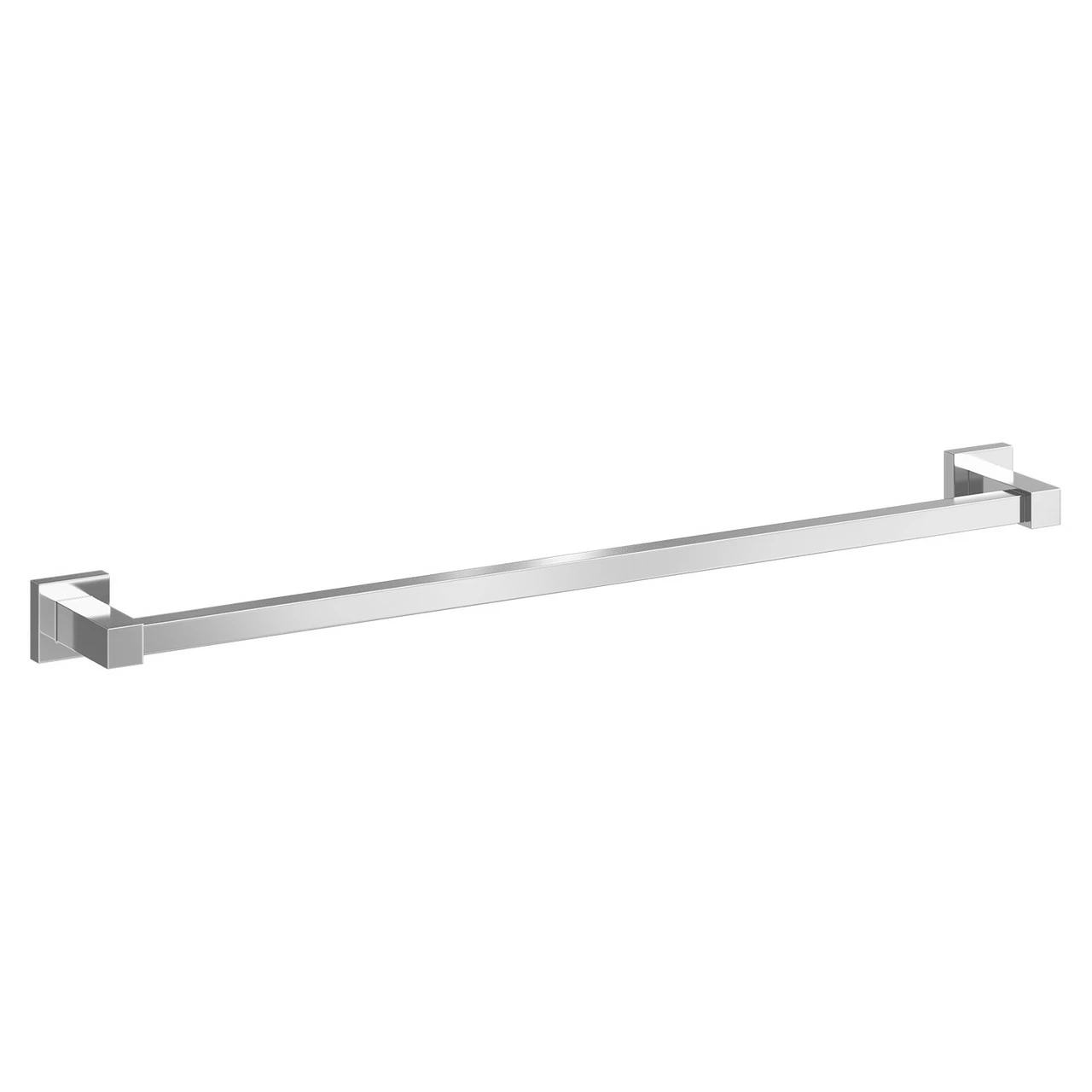 Virgo Polished Chrome Wall Mounted Towel Rail - Image 3