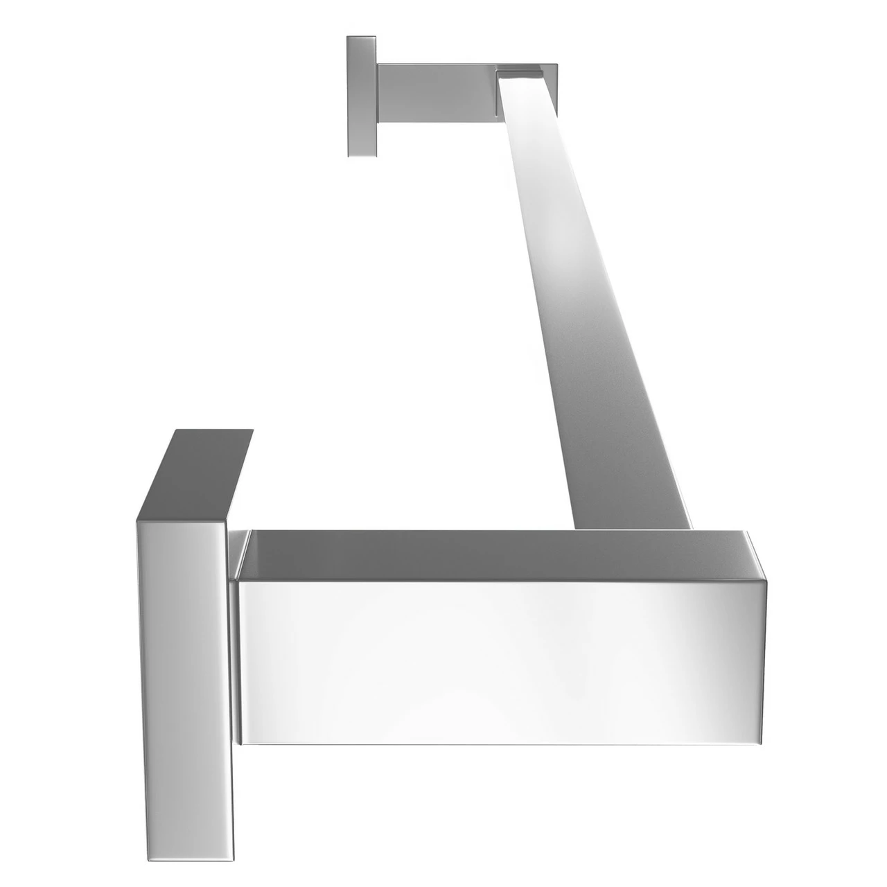 Virgo Polished Chrome Wall Mounted Towel Rail - Image 4