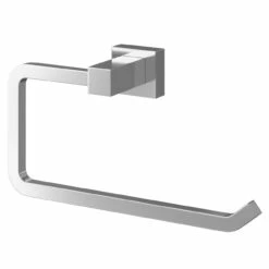 Virgo Polished Chrome Wall Mounted Towel Ring