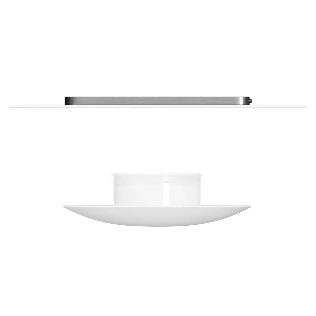 White Overflow Insert And Dome Waste Cover For Sharm Cairo And Luxor Freestanding Baths - Image 6