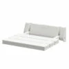White Resin Wall Mounted Folding Shower Seat